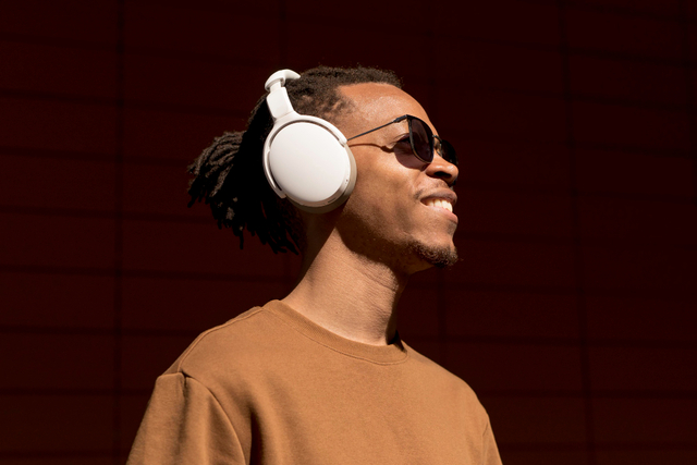 guy wearing a white headset